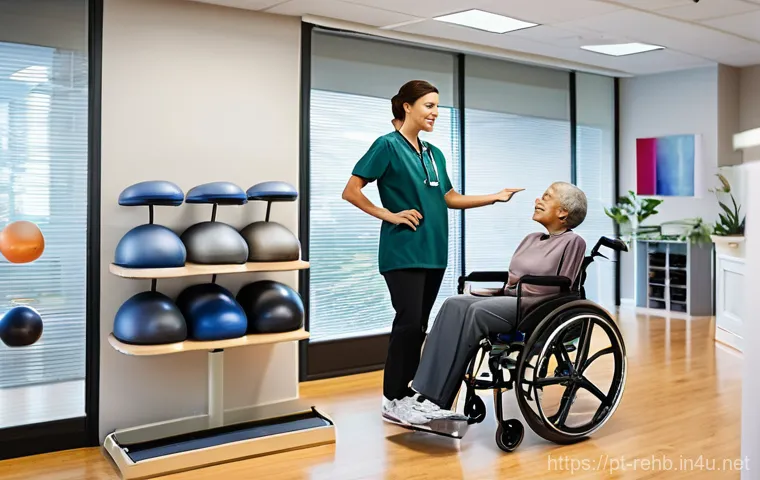 재활운동 기구 비용 비교 - **Prompt:** A diverse adult individual, wearing comfortable and modest athletic clothing, is seated ...